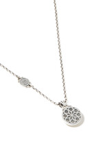 Dainty Calligraphy Necklace with Diamonds